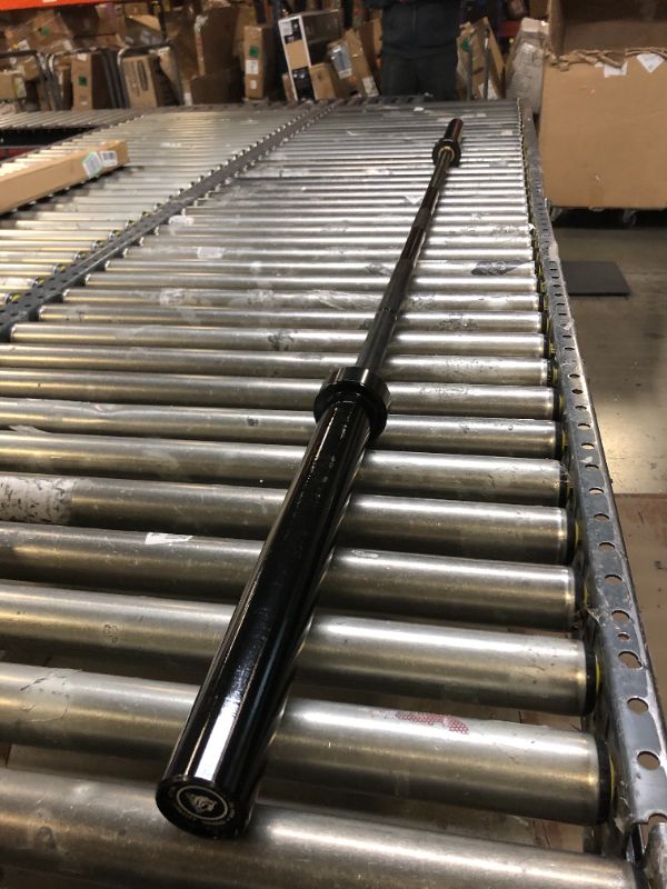 Photo 2 of  7ft Olympic Bar for Weightlifting and Power Lifting, 2 Inch Barbell Bar for Squats, Deadlifts, Presses, Rows and Curls, 500LBS Weight Capacity