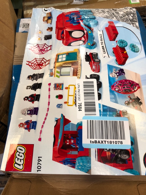 Photo 3 of LEGO Marvel Team Spidey's Mobile Headquarters 10791 Building Set - Featuring Miles Morales and Black Panther Minifigures, Spidey and His Amazing Friends Series, for Boys, Girls, and Kids Ages 4+