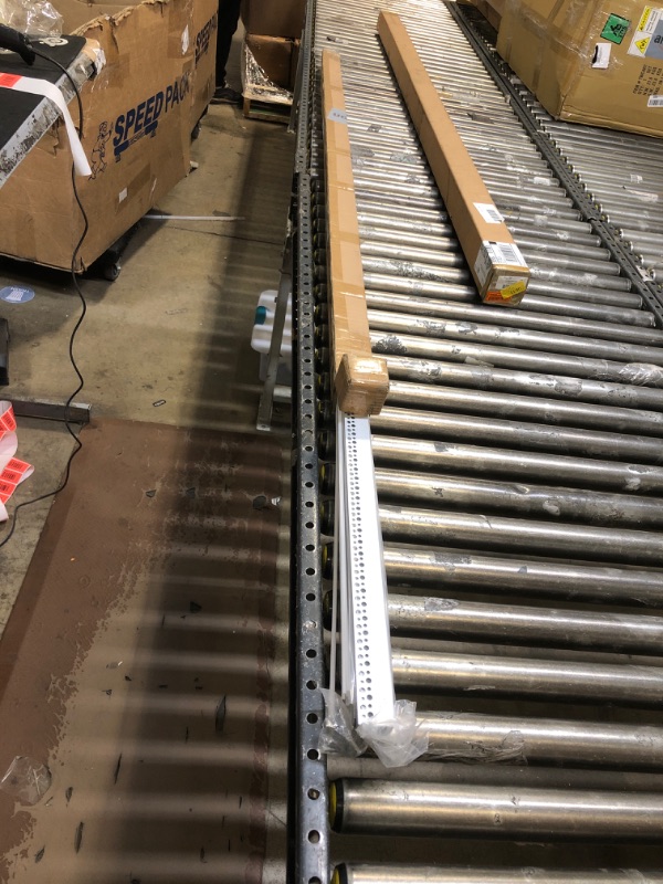 Photo 1 of Plaster-in LED Channel 6 Pack 6.6FT/2 Meter Trim Edge Tile LED Strip Aluminum Channel, Trimless Recessed Drywall Aluminum LED Profile with Milky Diffuser and End Caps