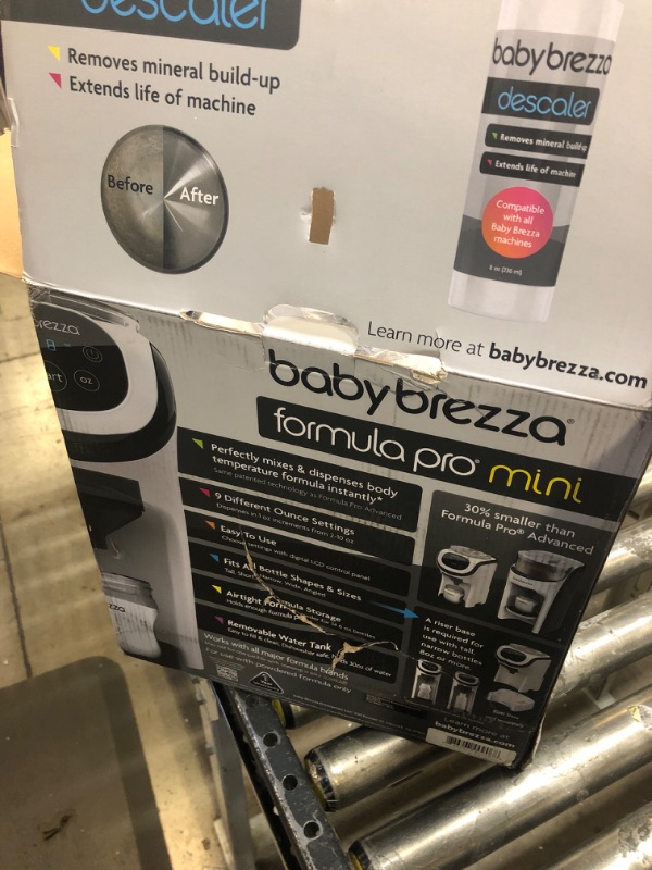 Photo 3 of Baby Brezza Formula Pro Mini Baby Formula Maker – Small Baby Formula Mixer Machine Fits Small Spaces and is Portable for Travel– Bottle Makers Makes The Perfect Bottle for Your Infant On The Go