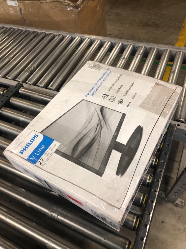 Photo 1 of PHILIPS Computer Monitors 22 inch Class Thin Full HD (1920 x 1080) 75Hz Monitor, VESA, HDMI & VGA Port, 4 Year Advance Replacement Warranty, 221V8LN 22" Class Full HD | VA