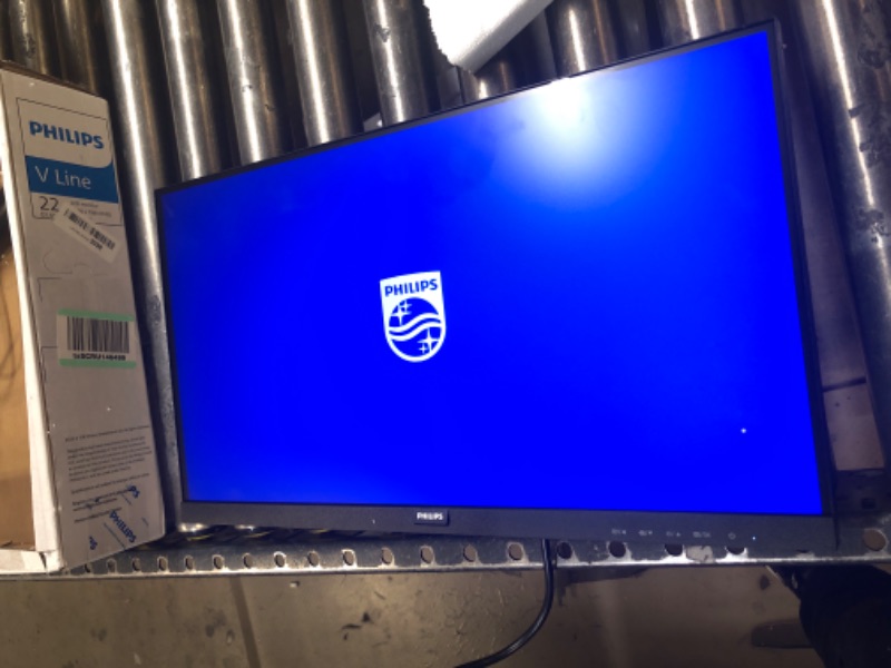 Photo 1 of PHILIPS Computer Monitors 22 inch Class Thin Full HD (1920 x 1080) 75Hz Monitor, VESA, HDMI & VGA Port, 4 Year Advance Replacement Warranty, 221V8LN 22" Class Full HD | VA