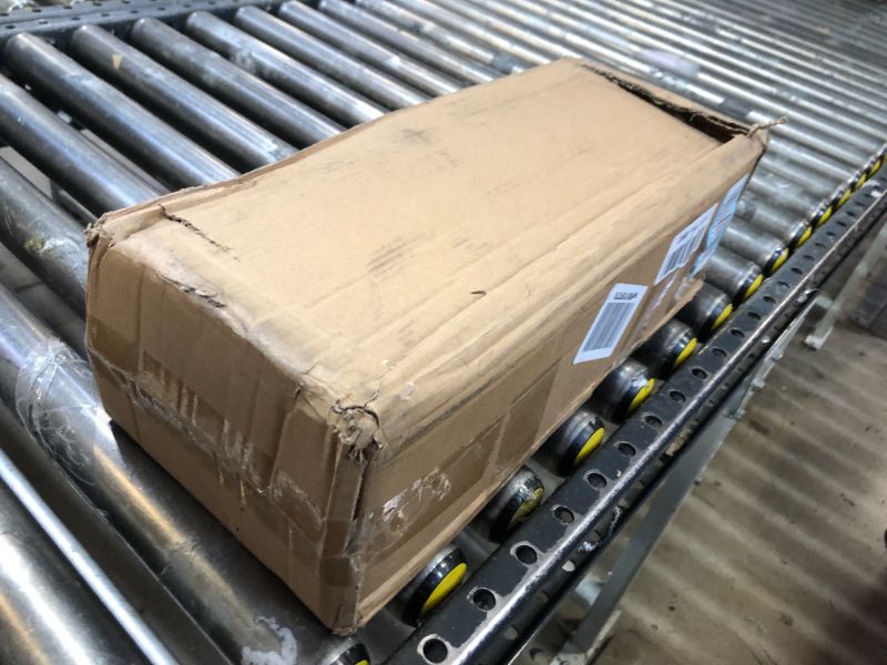 Photo 1 of Urban Deco Wall Mounted Jewelry Organizer - Rectangular Hanging Jewelry Holder Stand with Shelf Wall Necklace Holder Organizer - Black Jewelry Rack Straight Black