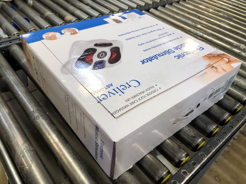 Photo 1 of CRELIVER Foot Circulation Plus EMS & TENS Foot Nerve Muscle Massager, Electric Foot Stimulator Improves Circulation, Feet Legs Circulation Machine Relieves Body Pains, Neuropathy (FSA or HSA Eligible)
