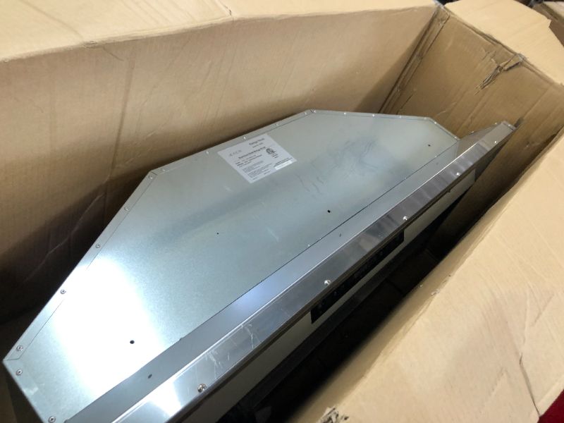 Photo 1 of 42 in. 900CFM Ducted Insert Range Hood in Stainless Steel
