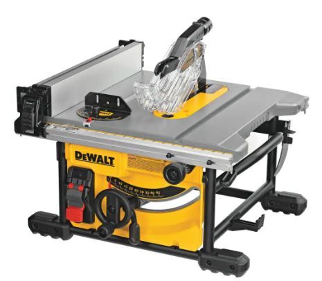 Photo 1 of 15 Amp Corded 8-1/4 in. Compact Portable Jobsite Tablesaw (Stand Not Included)
