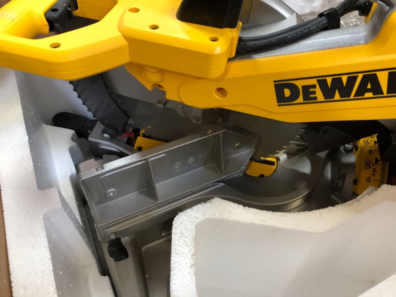 Photo 3 of DEWALT
15 Amp Corded 12 in. Compound Double Bevel Miter Saw