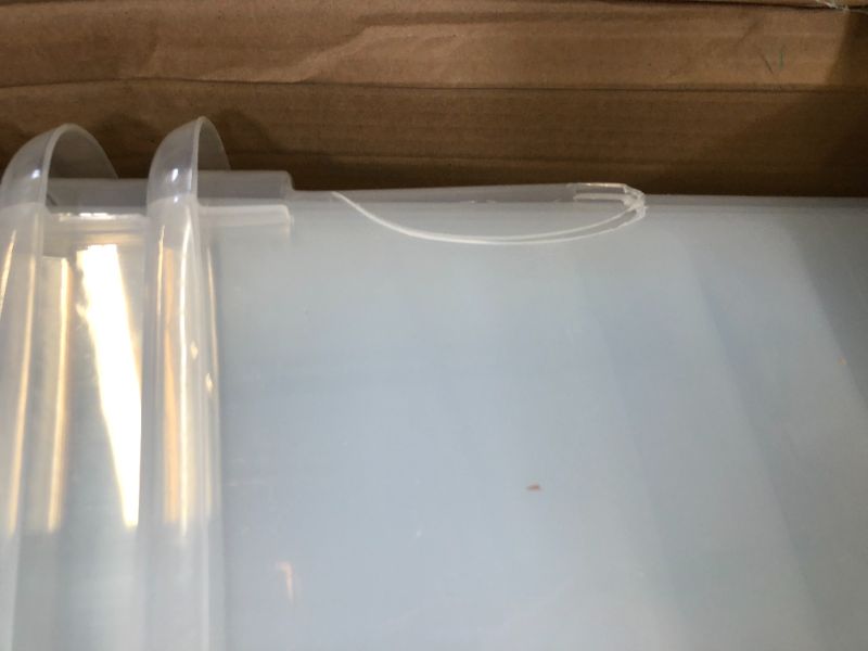 Photo 1 of 64 QT latching bin 6 pack 