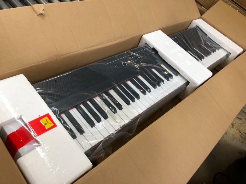 Photo 2 of Alesis Recital – 88 Key Digital Piano Keyboard with Semi Weighted Keys, 2x20W Speakers, 5 Voices, Split, Layer and Lesson Mode, FX and Piano Lessons
