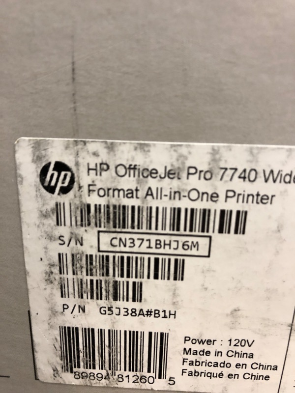 Photo 4 of OfficeJet Pro 7740 Wireless All-In-One Inkjet Printer