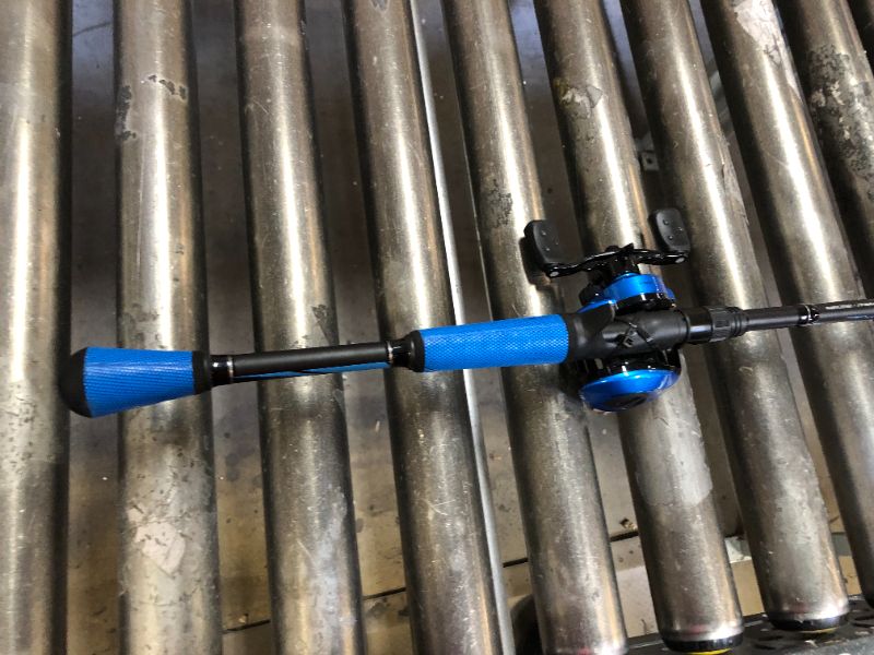 Photo 1 of Abu Garcia Blue Max Low Profile Baitcast Reel and Fishing Rod Combo