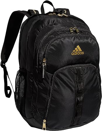 Photo 1 of adidas Unisex Prime 6 Backpack, Black/Gold Metallic, One Size
