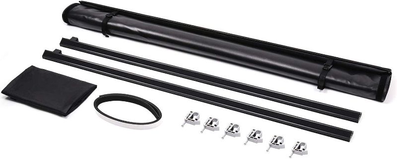 Photo 3 of (READ FULL POST) Amazon Basics Soft Roll Up Tonneau Cover for 2014-2019 Chevy Silverado, GMC Sierra 1500, 2015-2018 Silverado Sierra 2500 3500 HD, Fleetside 6.5' Bed Bed Length 6.5'