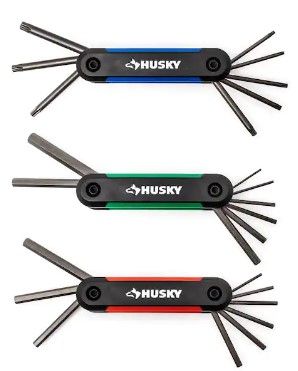 Photo 1 of Folding Hex Key Set (3-Piece)