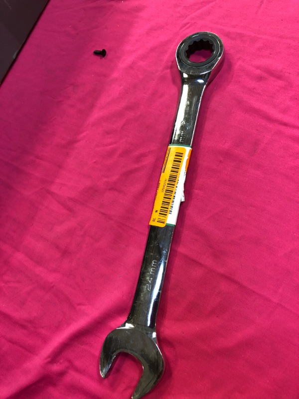 Photo 2 of 24 mm Metric Ratcheting Combination Wrench (12-Point)
