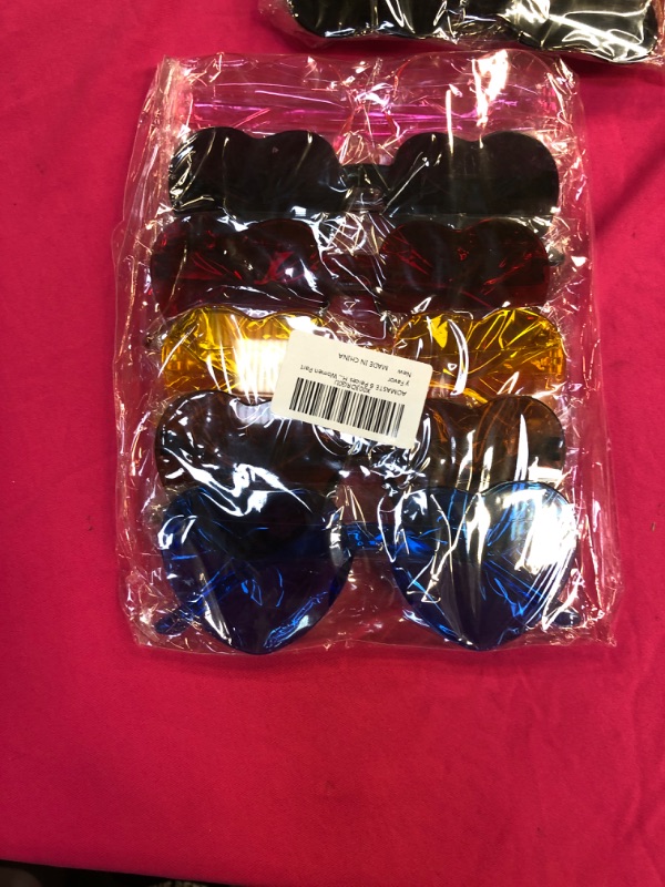 Photo 1 of heart sun glasses 5 pack 