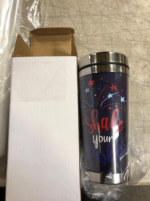 Photo 1 of 4TH OF JULY "SHAKE YOUR SPARKLERS" TUMBLER GIFT
