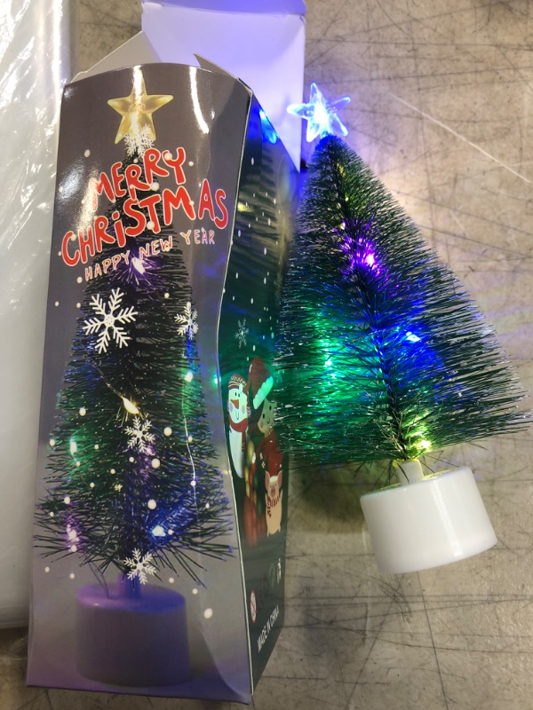 Photo 1 of 6" LIGHTED CHRISTMAS TREE DECORATION