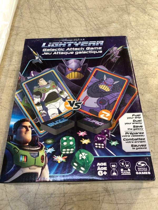 Photo 2 of Classic Disney Disney Buzz Lightyear Card Game for Kids - Gifts Bundle with Plus Toy Story Stickers, Temporary Tattoos, and More (Buzz Toys) (disney games)