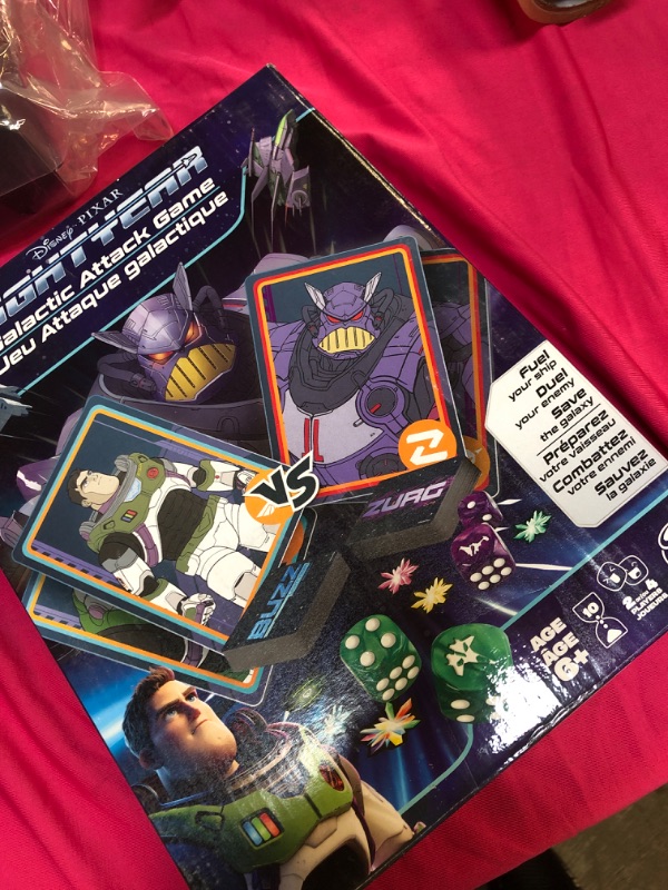 Photo 2 of Classic Disney Disney Buzz Lightyear Card Game for Kids - Gifts Bundle with Plus Toy Story Stickers, Temporary Tattoos, and More (Buzz Toys) (disney games)