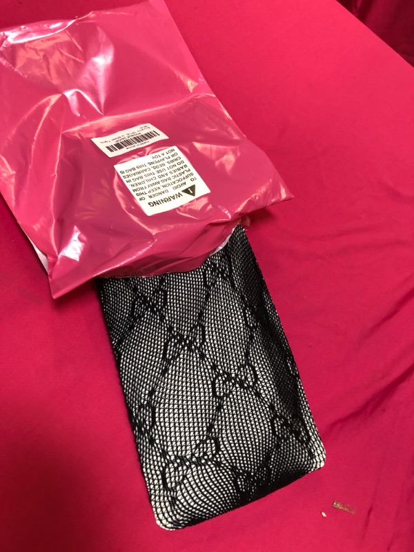 Photo 2 of Jaturuis Sexy Fishnet Stockings Fashion Letter Tights for Women Sexy Lace Leggings High Waisted Pantyhose Stockings
