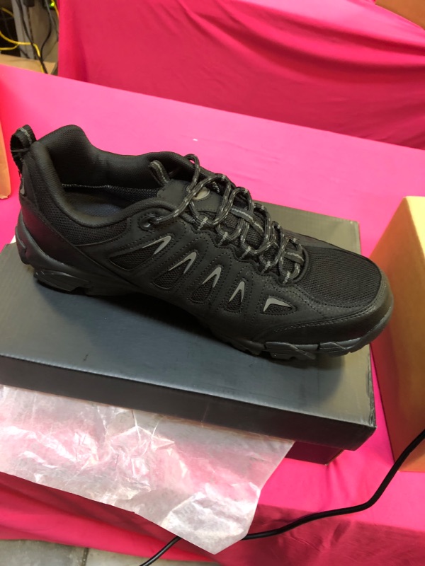 Photo 1 of MENS BLACK TENNIS SHOES 
SIZE-11M