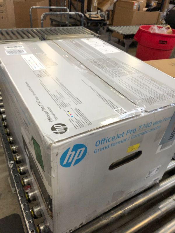 Photo 3 of HP OfficeJet Pro 7740 Wide Format All-in-One Color Printer with Wireless Printing, Works with Alexa (G5J38A), White/Black