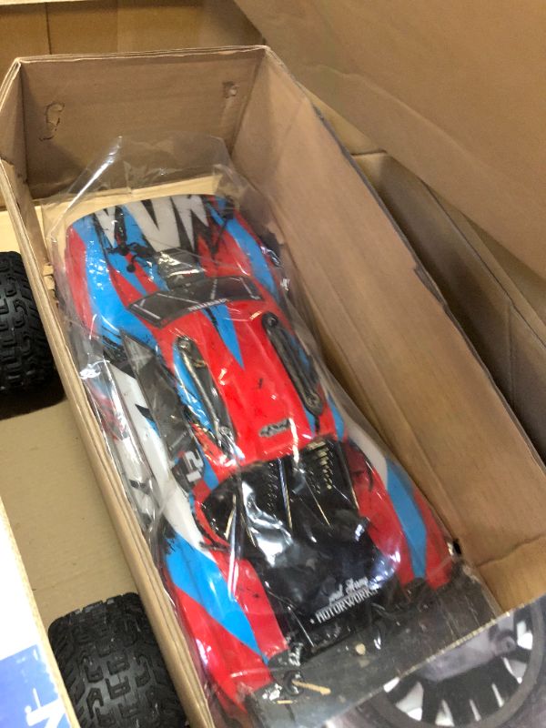 Photo 3 of ARRMA RC Truck 1/10 VORTEKS 4X4 3S BLX Stadium Truck RTR (Batteries and Charger Not Included), Red, ARA4305V3T1