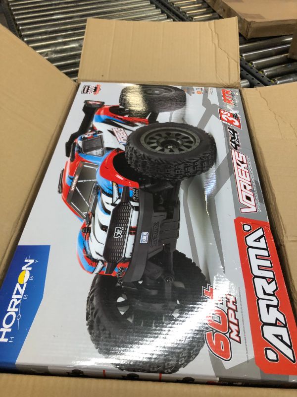 Photo 2 of ARRMA RC Truck 1/10 VORTEKS 4X4 3S BLX Stadium Truck RTR (Batteries and Charger Not Included), Red, ARA4305V3T1