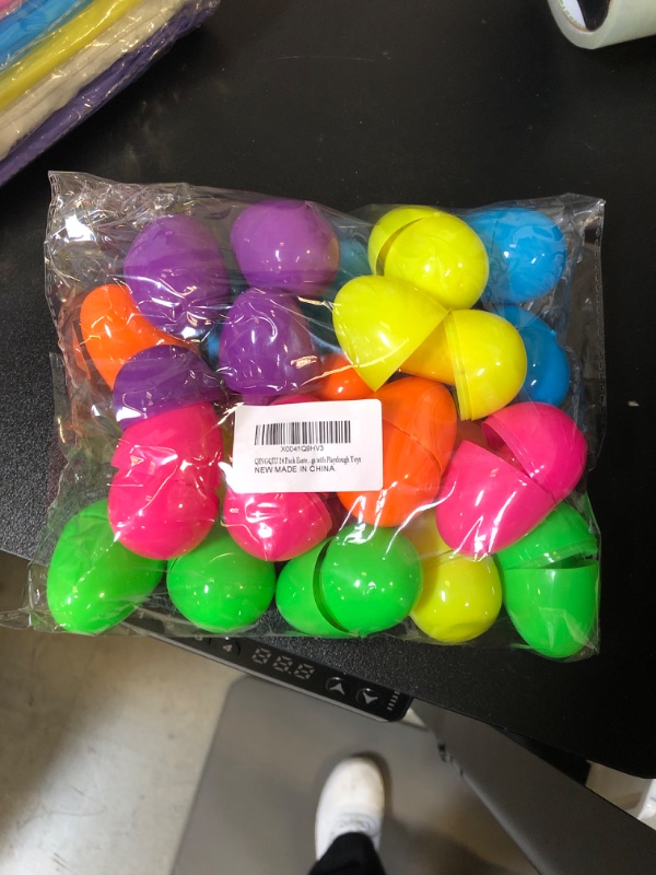 Photo 1 of 24 pack Easter eggs with playdough