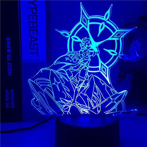 Photo 1 of 3D Night Light, Game Genesis Series Night Light, 3D Illusion Night Light, 16-Color dimmable, with Remote Control Intelligent Touch
