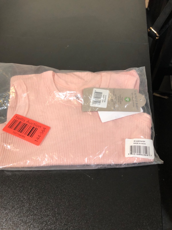 Photo 2 of HonestBaby Organic Cotton Chunky Rib Tank (Legacy) 3-6 Months Peach Skin