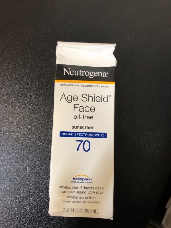 Photo 2 of Age Shield Face Oil-Free Sunscreen SPF 70