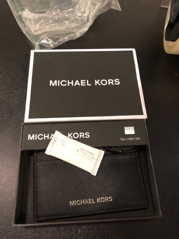 Photo 2 of Michael Kors Black Men's Card Case Wallet Money Clip
