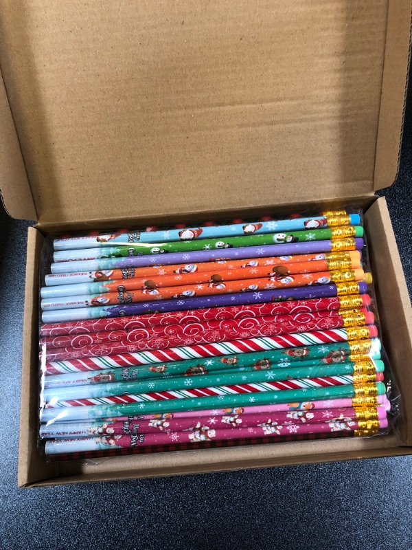 Photo 1 of 100 Pack Fruit Fun Pencils Bulk Back to School Pencils 2# for Kids Students 20 Style Reward Pencils Party Favors Classroom Teacher Prizes Supplies Wooden Pencil with Erasers
