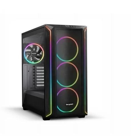 Photo 1 of be quiet! Shadow Base 800 FX - ARGB - 4 Light Wings 140mm PWM Fans - Mid-Tower PC Gaming Case - 420mm radiators or E-ATX motherboards Support - Black - BGW63