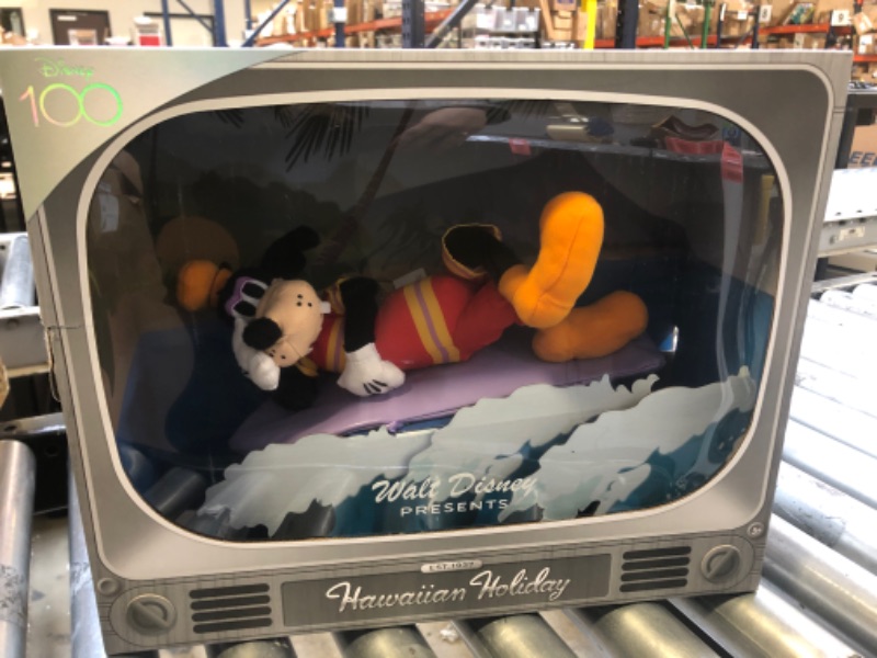 Photo 2 of Disney100 Years of Wonder Walt Disney Presents “Hawaiian Holiday” Goofy Collectible Plush Stuffed Animal, Officially Licensed Kids Toys for Ages 5 Up, Amazon Exclusive