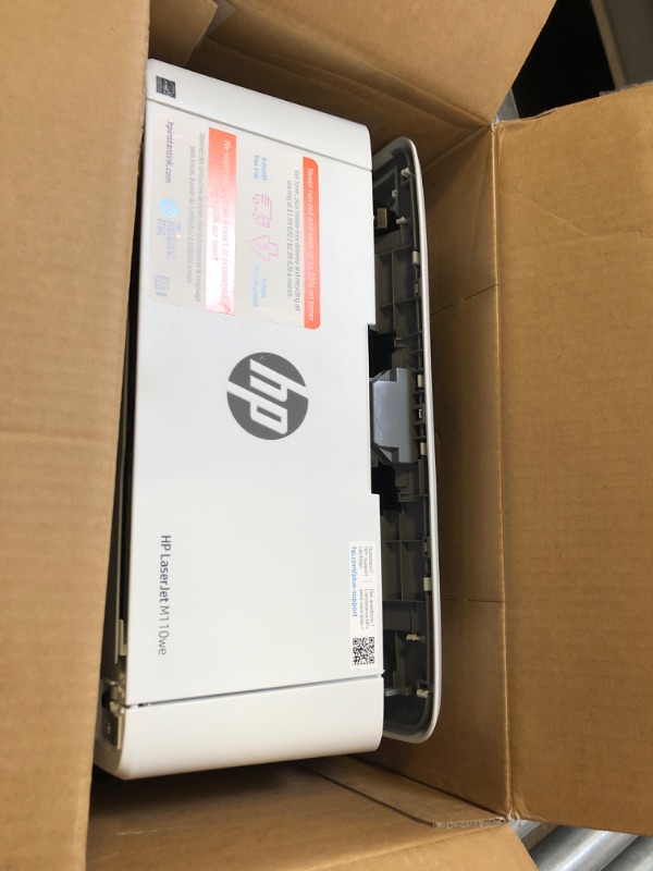 Photo 2 of HP LaserJet M110we Wireless Black and White Printer with HP+ and Bonus 6 Months Instant Ink (7MD66E) New Version: HP+, M110we