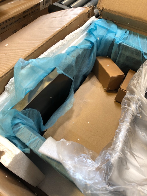 Photo 1 of VOYOCUGE Kitchen Sink with Waterfall Sink Design, Nano 304 Stainless Steel with Waterfall Kitchen Sink Design with Accessories (Color : Gun Grey Normal Style-31.5x18x8.7in)