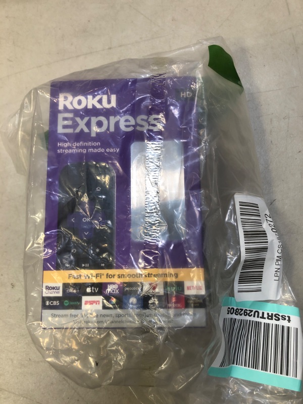Photo 2 of Roku Express (New, 2022) HD Streaming Device with High-Speed HDMI Cable and Simple Remote, Guided Setup, and Fast Wi-Fi