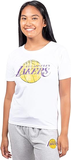 Photo 1 of  M Ultra Game NBA Women's Soft Vintage Distressed Graphics T-Shirt
