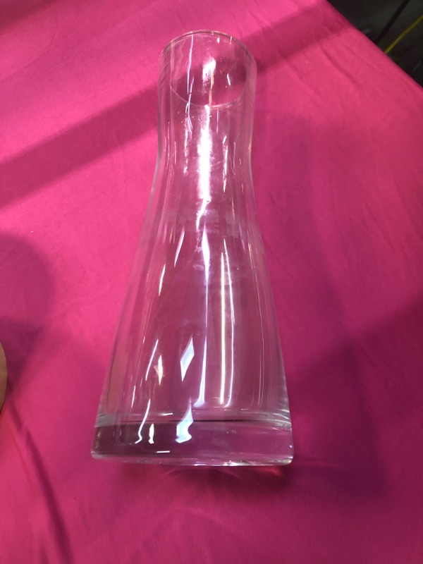 Photo 2 of  Glass Tall Flower Vase,Smokey Thick Bottom Large Glass Vases for Centerpiece