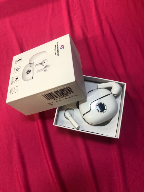 Photo 2 of Ear Buds Wireless Earbuds, Wireless Bluetooth 5.3 Headphones with Microphone, HiFi Stereo Sound, 37 Hours Battery Life, IP7 Waterproof, LED Display
