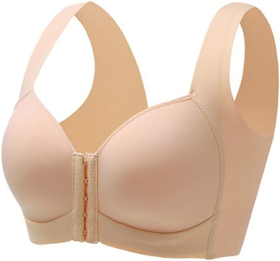 Photo 1 of Bra - Seamless Front Closure Wire-Free Push Up Bra,Women's Pure Comfort Front Close Wirefree Bra size unknown