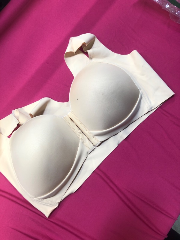 Photo 2 of Bra - Seamless Front Closure Wire-Free Push Up Bra,Women's Pure Comfort Front Close Wirefree Bra size unknown