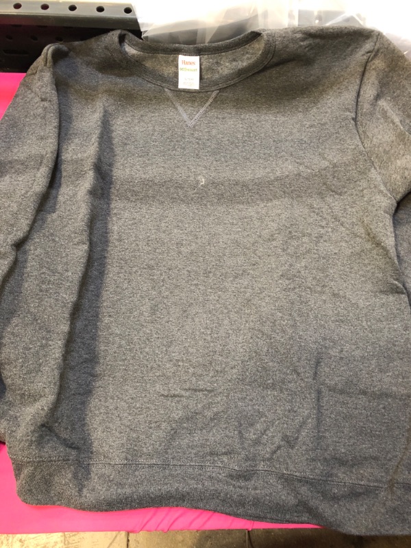 Photo 1 of hanes XL Men's Sofspun Fleece Sweatshirt stained 