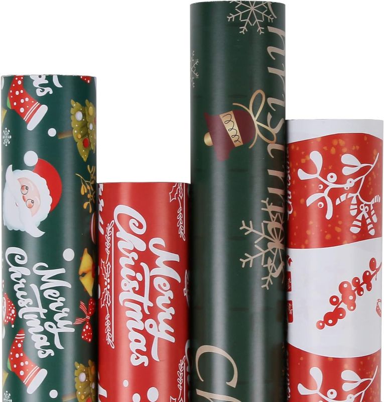 Photo 1 of  Christmas Gift Wrapping Paper Bundle 4