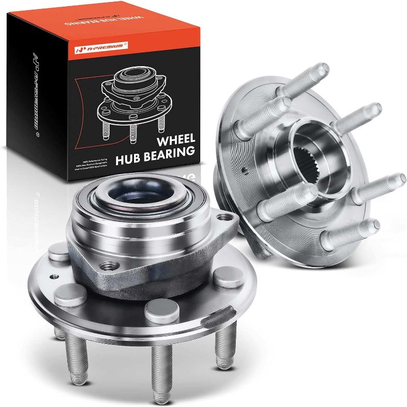 Photo 1 of A-Premium Pair [2] 513289 Front Rear Wheel Bearing and Hub Assembly Compatible with Cadillac SRX 2010 2011 2012 2013 2014 2015 2016
