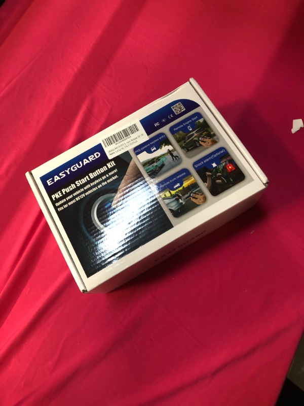 Photo 1 of EASYGUARD EC003 Rolling Code Smart Key PKE Passive Keyless Entry Car Alarm System Push Button Start Remote Engine Start Universal Version