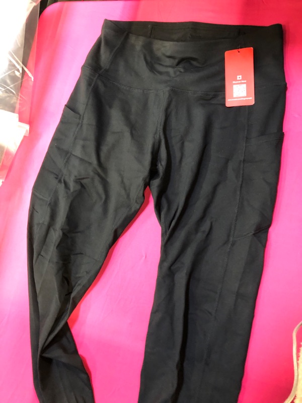 Photo 1 of large black workout leggings 